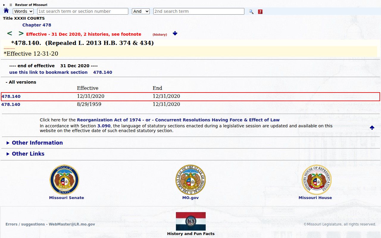 Clarksburg court records source for Missouri's 26th Judicial Circuit